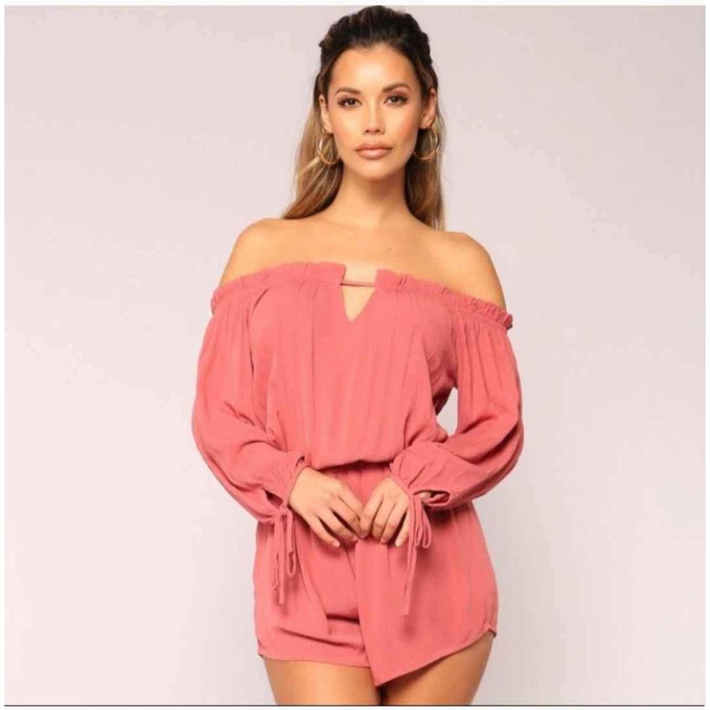 Active USA Womens Off the Shoulder Romper size M